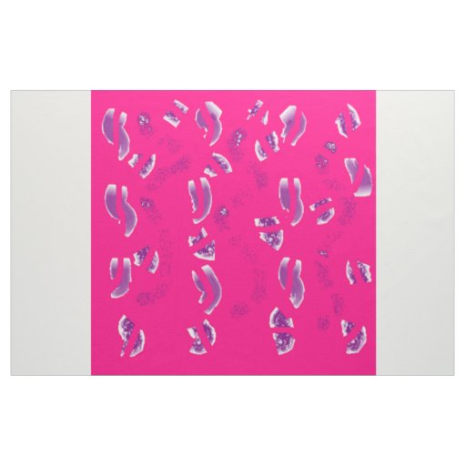 Deep pink with pretty lavender patterns lovely fabric