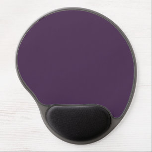 Deep Purple - Acai Violet Solid Color Background Gel Mouse Pad
