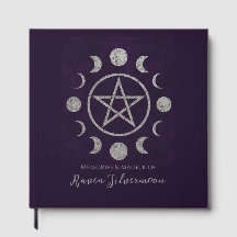 Deep Purple and Silver Pentacle Funeral 