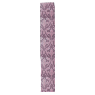 deep purple art nouveau pattern, chic,elegant,bell long table runner