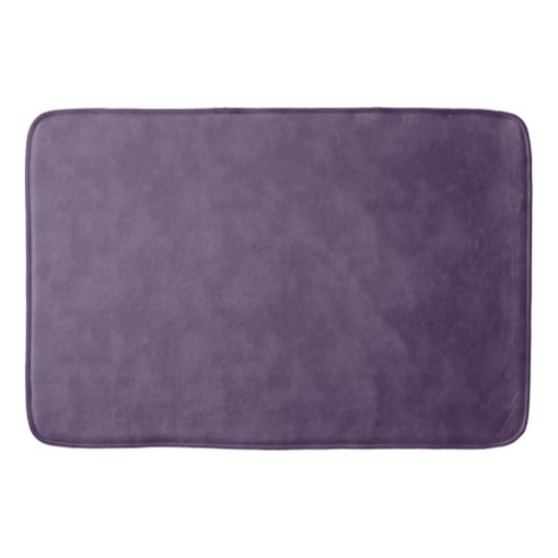 Deep Purple Bathroom Mat Zazzle