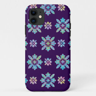 Deep Purple Hawaiian Quilt Pattern Case