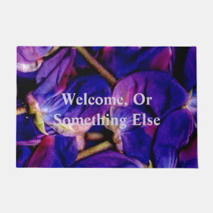 Deep Purple Lupine Closeup Doormat
