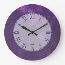 Deep Purple Metallic Design Brushed Steel Look