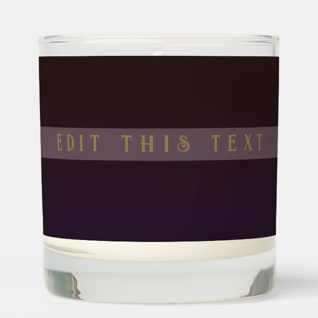 Deep Purple Scented Jar Candle (Front)