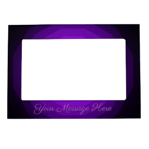 Deep Purple Shades Dark Tone Minimalist Custom Magnetic Frame