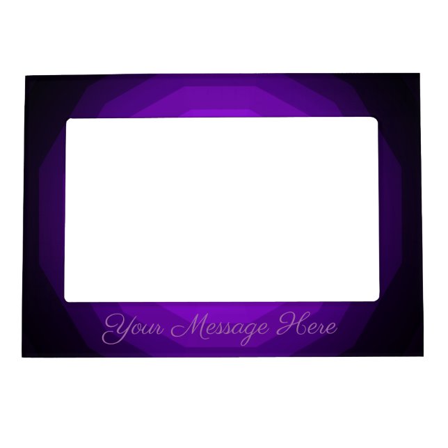 Deep Purple Shades Dark Tone Minimalist Custom Magnetic Frame (Front)