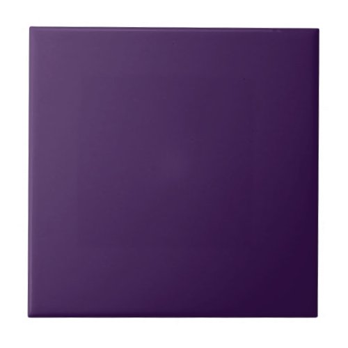 Deep Purple Solid Color Tile