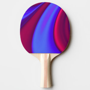 Deep Purple Swirl Ping-Pong Paddle