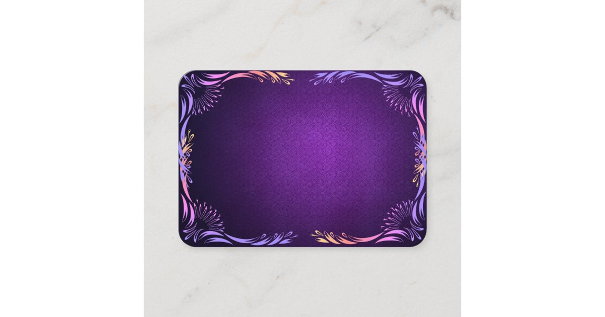 dark purple border design