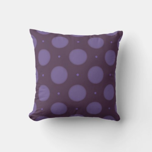 Deep Purple Throw Pillow
