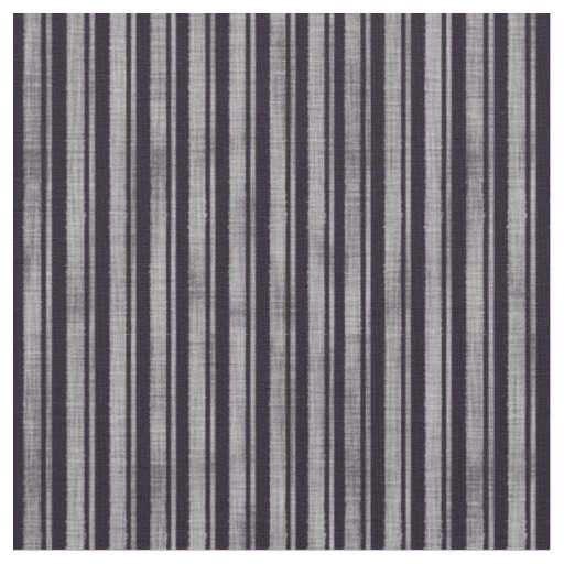 Deep Purple Ticking Stripes Fabric