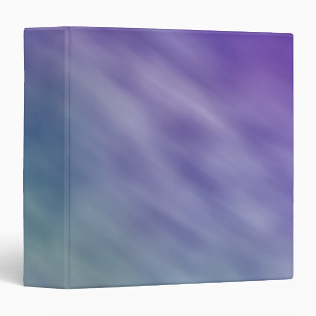 Deep Rainbow Colored Sky Background Binder (Front/Spine)
