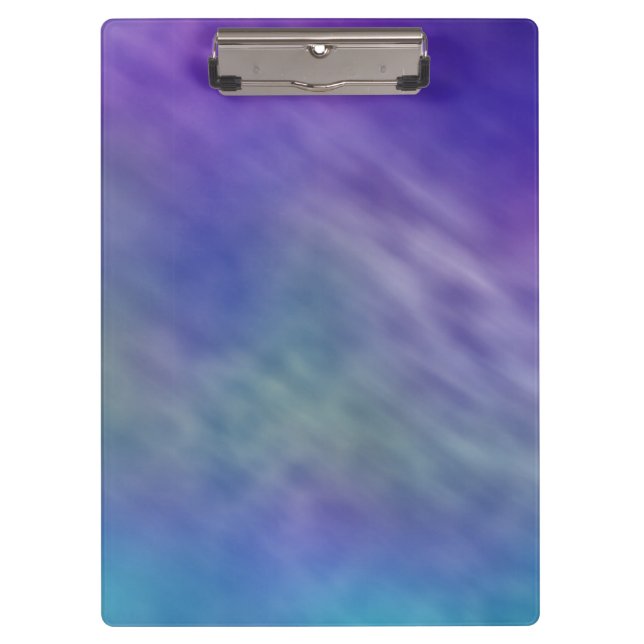 Deep Rainbow Colored Sky Background Clipboard (Front)