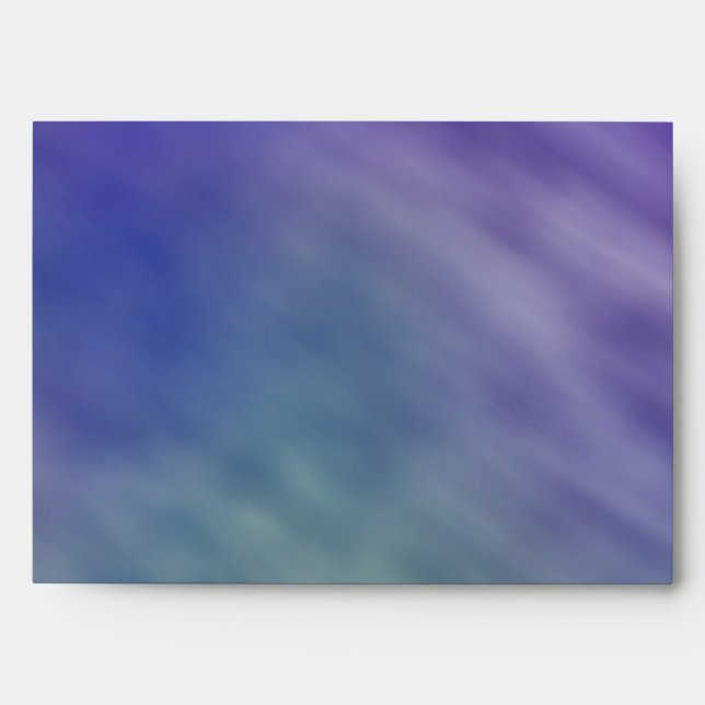 Deep Rainbow Colored Sky Background Envelope (Front)