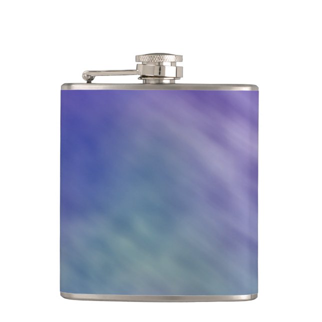 Deep Rainbow Colored Sky Background Flask (Front)
