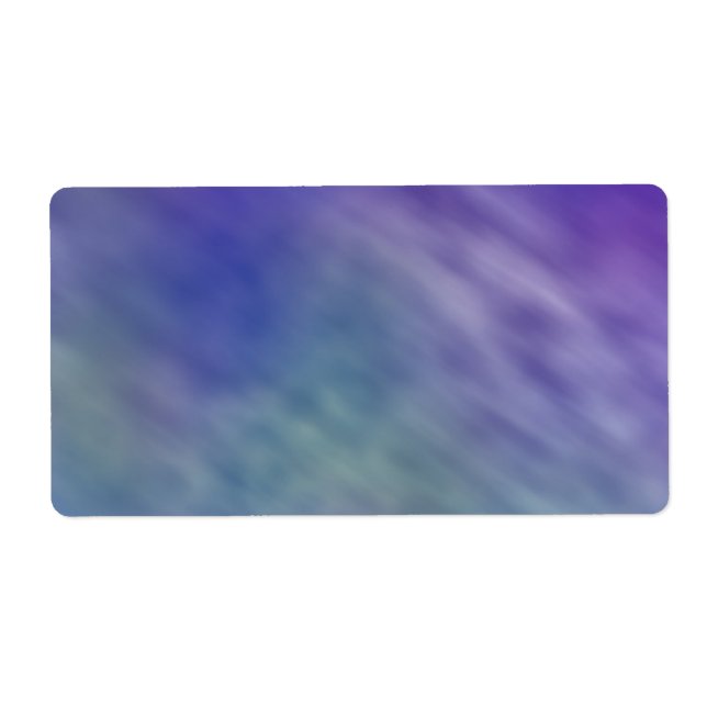 Deep Rainbow Colored Sky Background Label (Front)