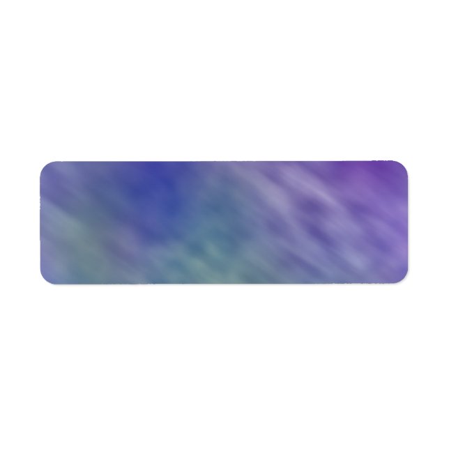 Deep Rainbow Colored Sky Background Label (Front)