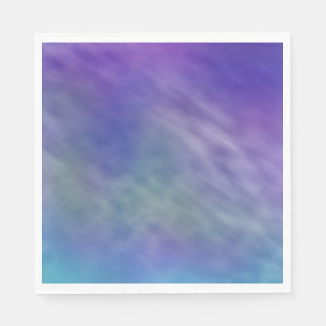 Deep Rainbow Colored Sky Background Paper Napkins (Front)