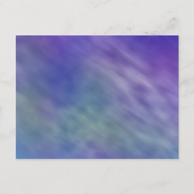 Deep Rainbow Colored Sky Background Postcard (Front)