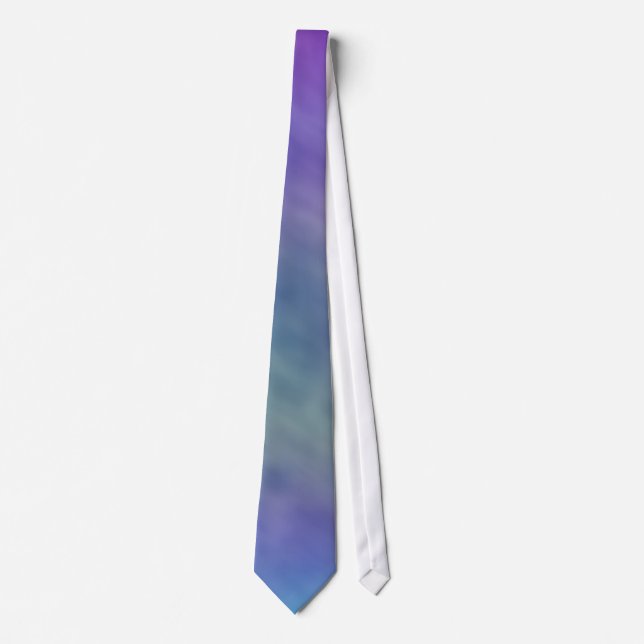 Deep Rainbow Colored Sky Background Tie (Front)
