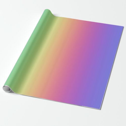 Deep Rainbow Gradient Wrapping Paper