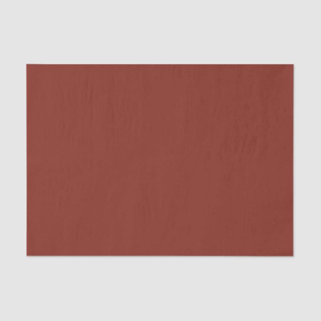 Deep Red Autumn Fall Season Solid Color Tissue Paper (Front)