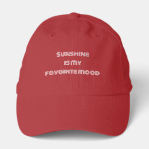 Deep Red Color Custom Hat Design Stylish Headwear