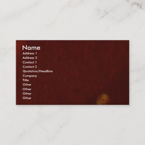 Deep Red (fabric) Profile Card Business Card Templates
