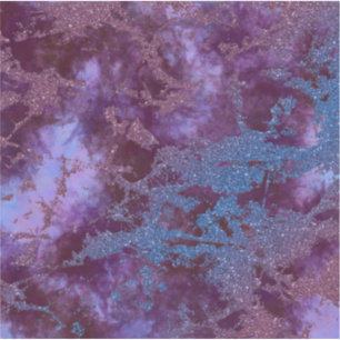 Deep red purple blue ombre glitter marble sticker