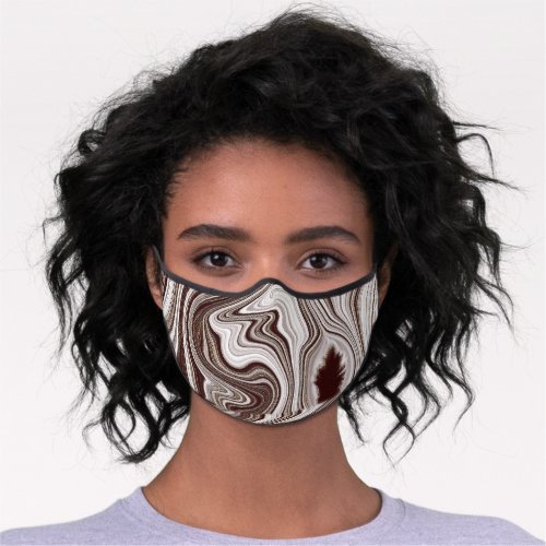 DEEP RED RADIATING ELEGANCE FACE MASK