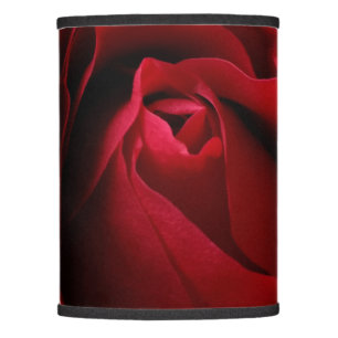 deep red rose lamp shade
