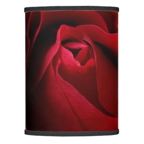 deep red rose lamp shade