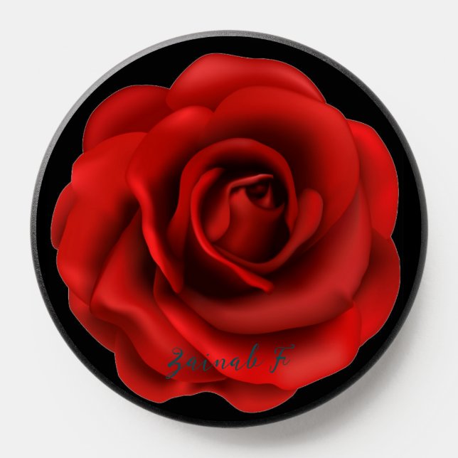 Deep Red Rose PopSocket (Popsocket)