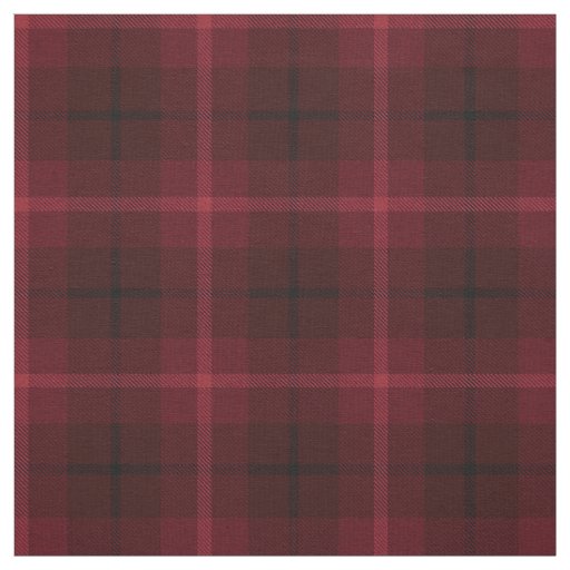 Deep red Wine, red plum, black/white stripe plaid Fabric