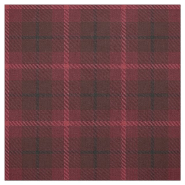 Deep red Wine, red plum, black/white stripe plaid Fabric (Swatch)
