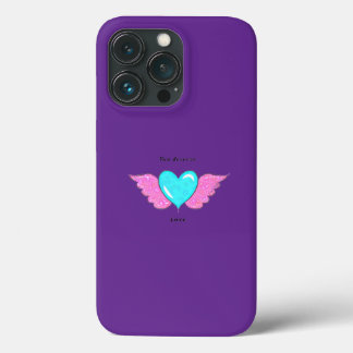 Deep relaxing purple iPhone 13 pro case