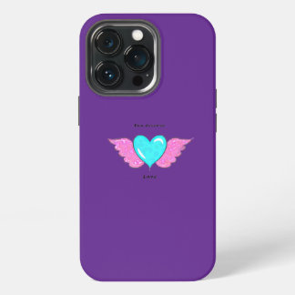 Deep relaxing purple iPhone 13 pro case