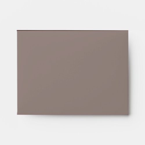 Deep Rich Brown color decor Customizable Envelope