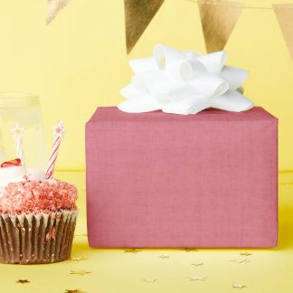 Deep Rose Pink Textured Wrapping Paper