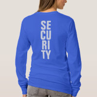 Deep Royal Blue Template Custom Womens Security