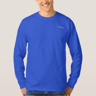  Deep royal&light blue - add name T-Shirt