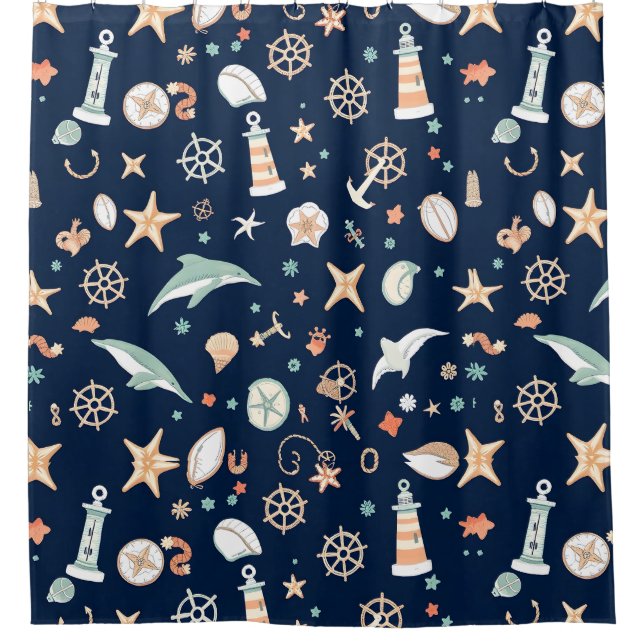Deep Sea Adventure Shower Curtain (Front)