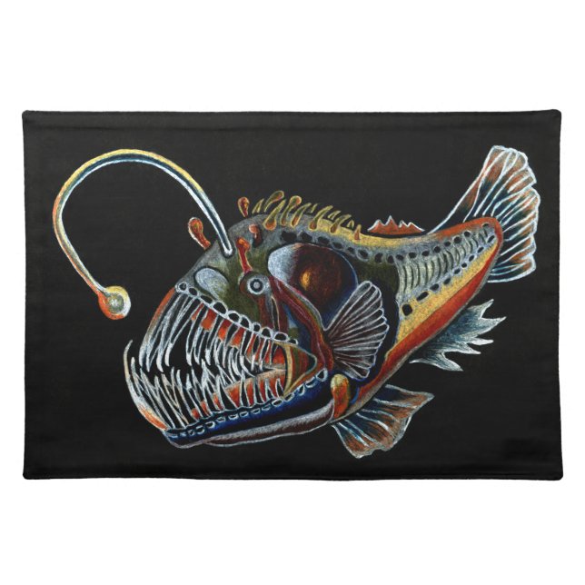 Deep Sea Angler Fish place mat (Front)