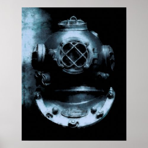 DEEP SEA BLUE DEPTHS POSTER