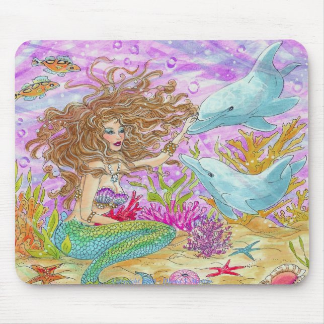 Deep Sea Buddy Mouse Pad (Front)