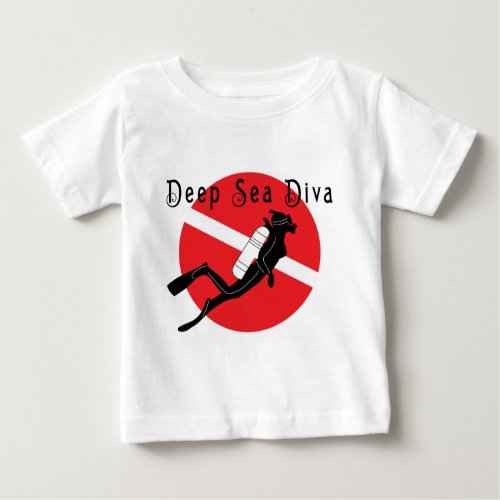 Deep Sea Diva Baby Baby T_Shirt