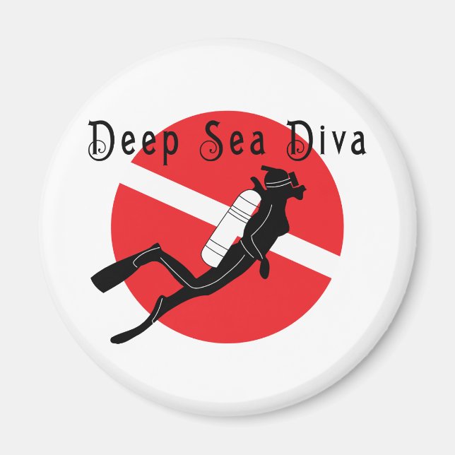 Deep Sea Diva Magnet (Front)