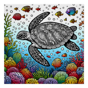 Deep Sea Dive Poster