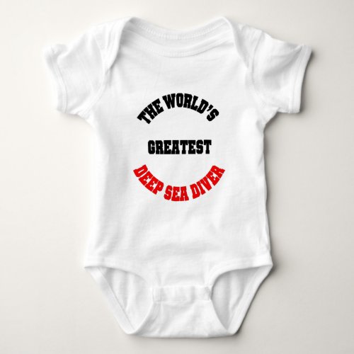 Deep Sea Diver Baby Bodysuit